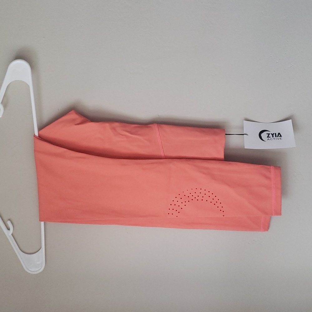 ZYIA new with tags - coral brilliant moon leggings XS